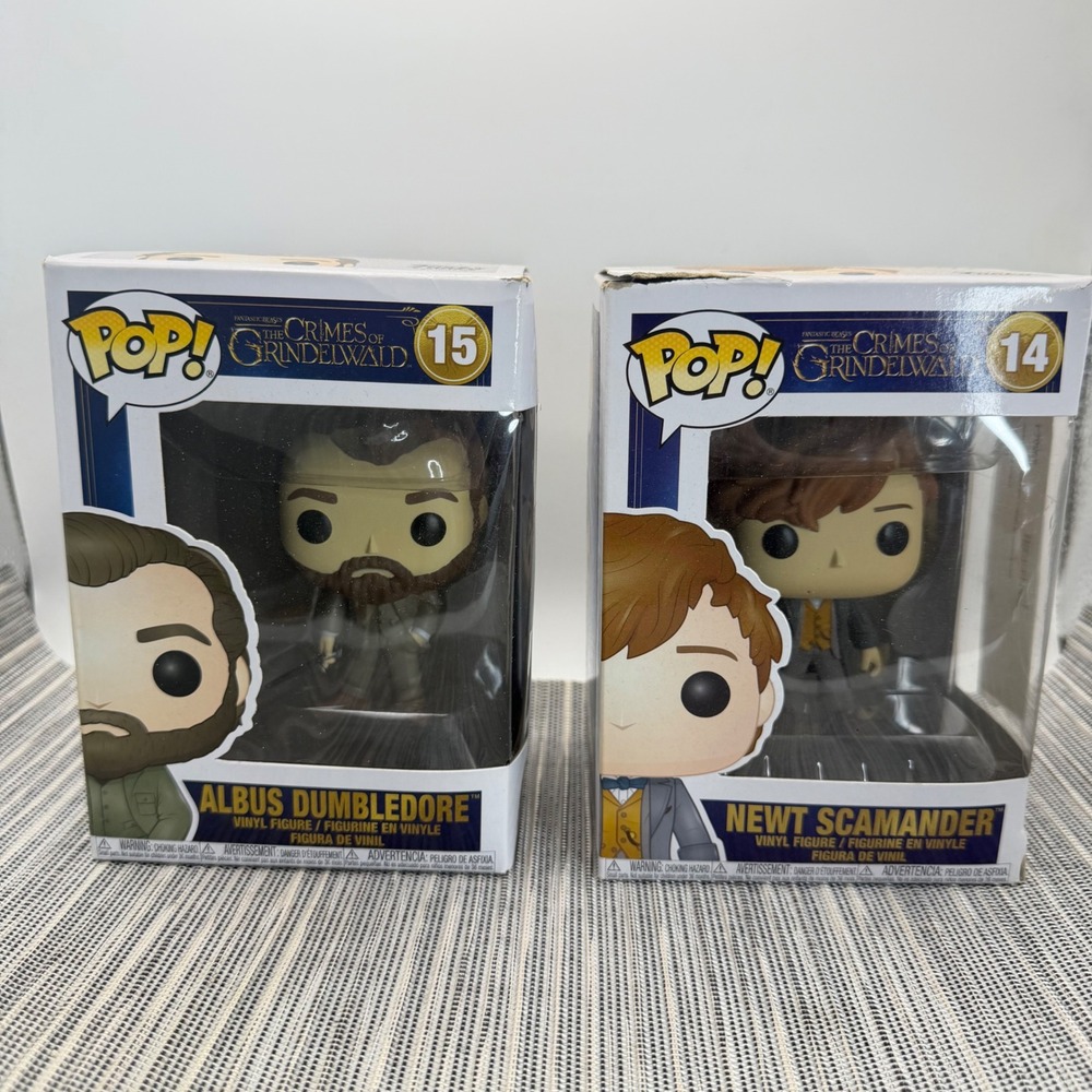 Funko Pop Fantastic Beasts Crimes of Grindelwald Dumbledore 15 Newt Scamander 14